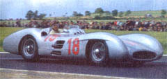 France'1954 - Juan Manuel Fangio (Mercedes W196/Mercedes 2.5 L8)